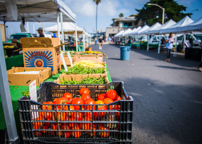 Produce varieties at the Oxnard Farmers Market