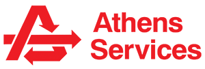 logo of athens services.