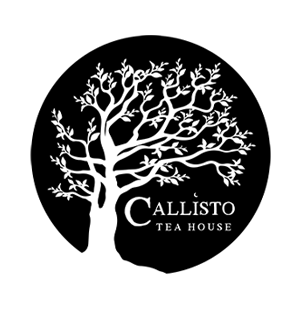 logo of callisto tea house.