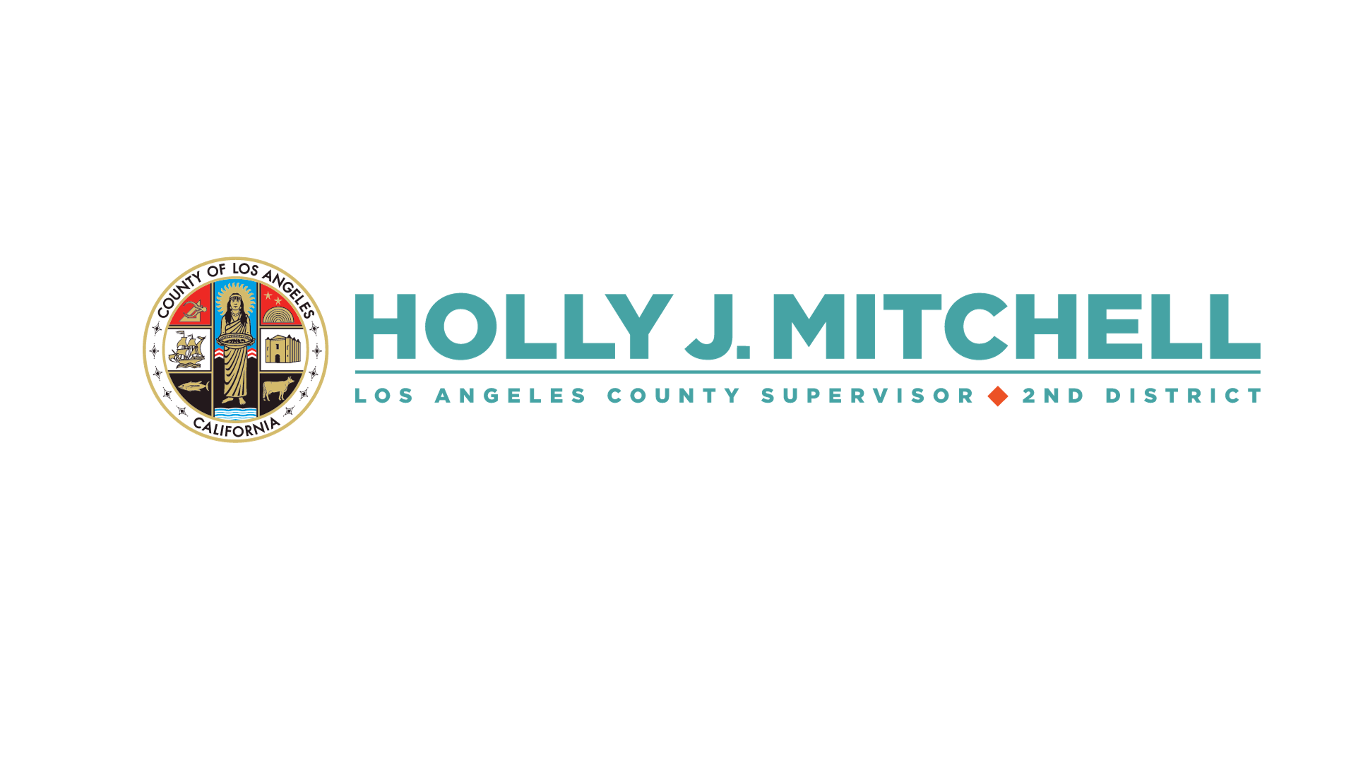 logo of holly j mitchell los angeles county supervisor second district.